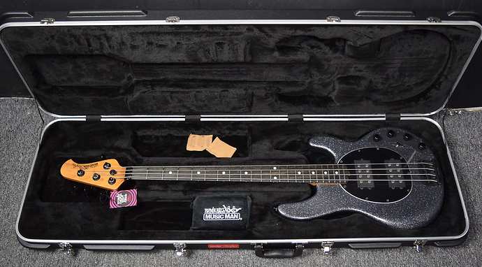 black charcoal EB bass