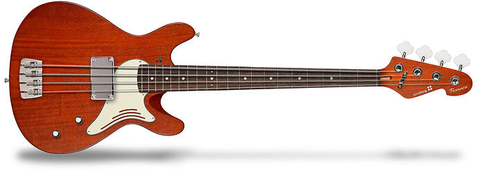 Sandberg Florence Bass (mahogany with a parchment pickguard)