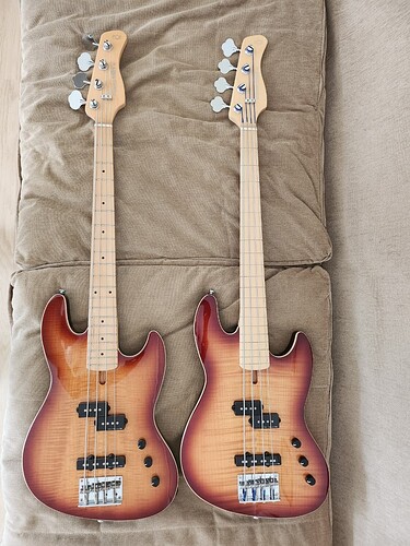 Sire U5 and fretless U5