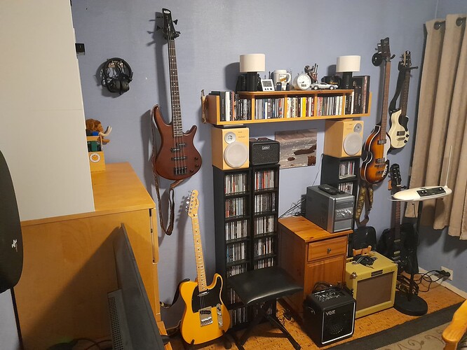 Main guitar practice area
