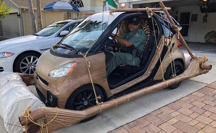The Flintstone Car