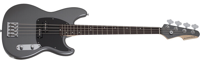 Schecter Banshee Bass in Carbon Grey