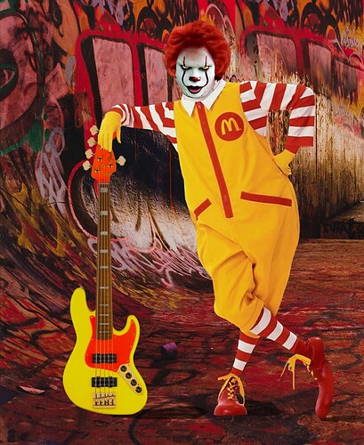Ronald McDonald bass