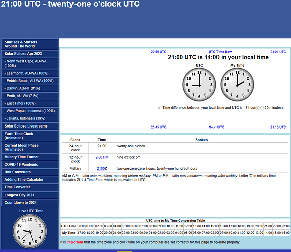 2100 UTC