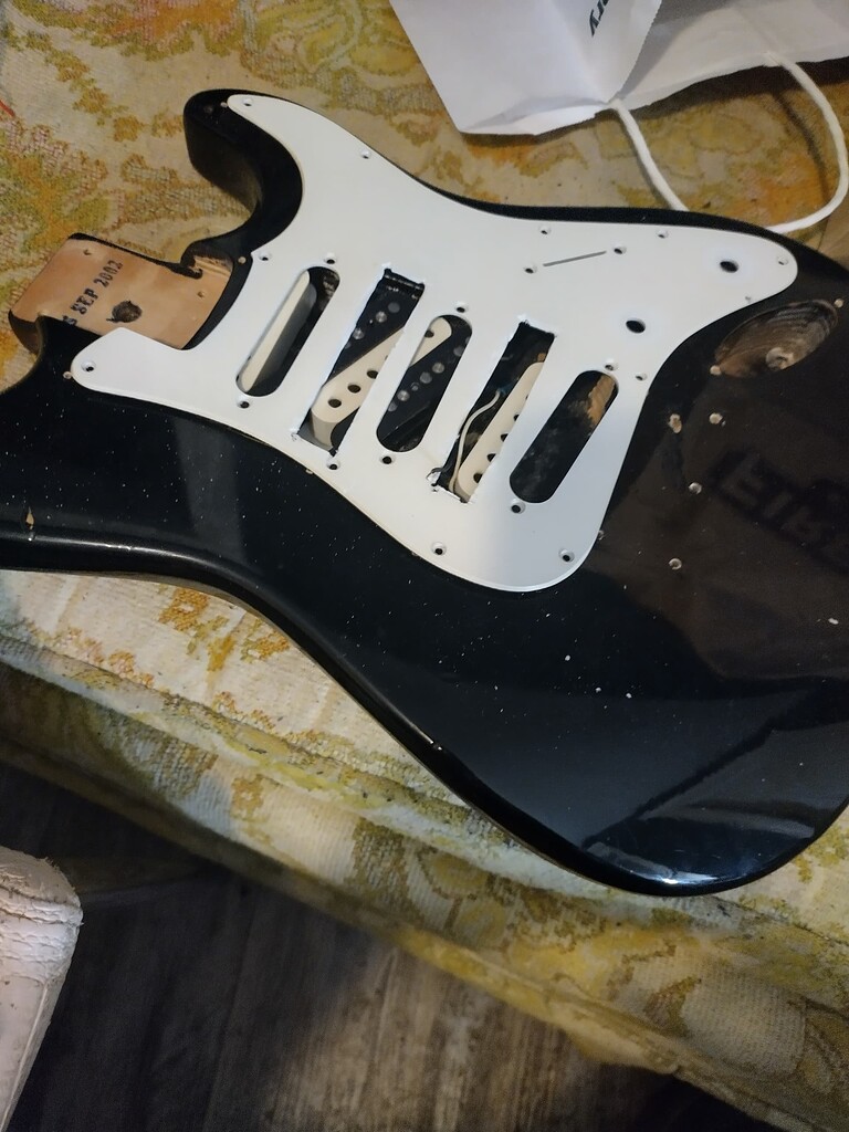 Installing two jazz bass pickups in a mini stratocaster Gear