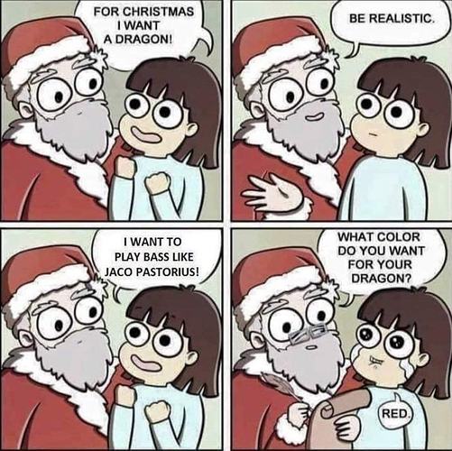 Christmas dragon