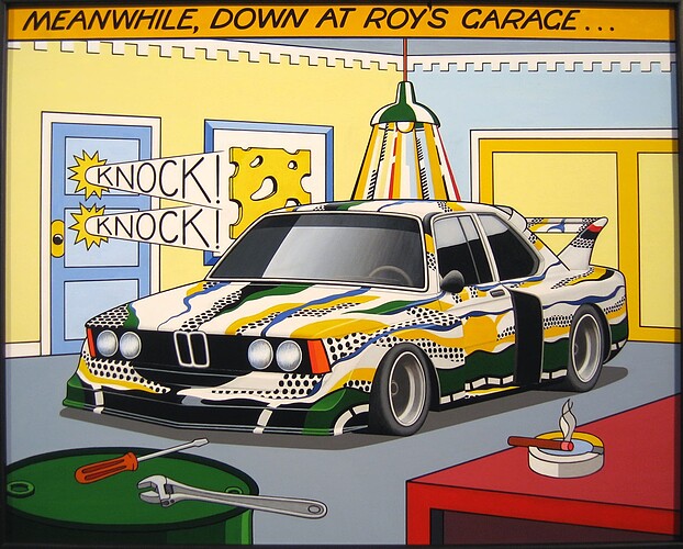 Meanwhile, Down At Roy's Garage ...