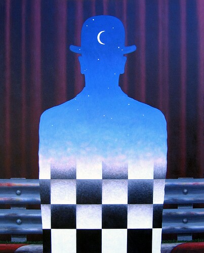 Rene Magritte at the Belgian Grand Prix