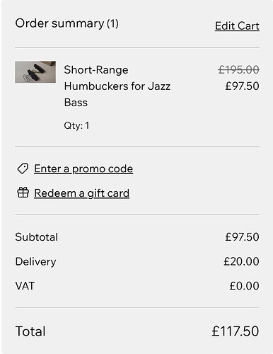Lamarque jazz pickups payment