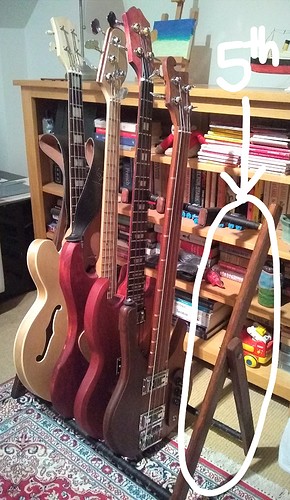 5 guitar rack a