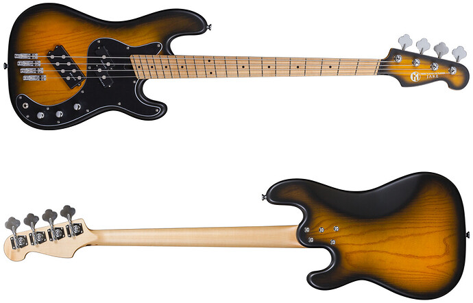 MARUSZCZYK INSTRUMENTS Jake 4p 'Tobacco Burst' Multiscale