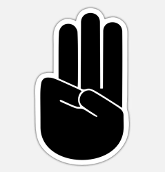 Girl Scout hand sign
