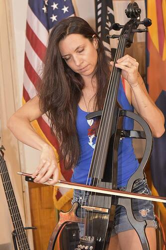Kelly on Cello