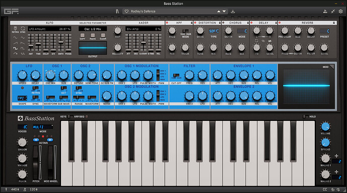 GForce Bass Station