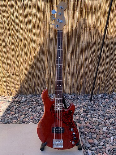 Tim's Fender Dimension American Standard Dark Red Pearl