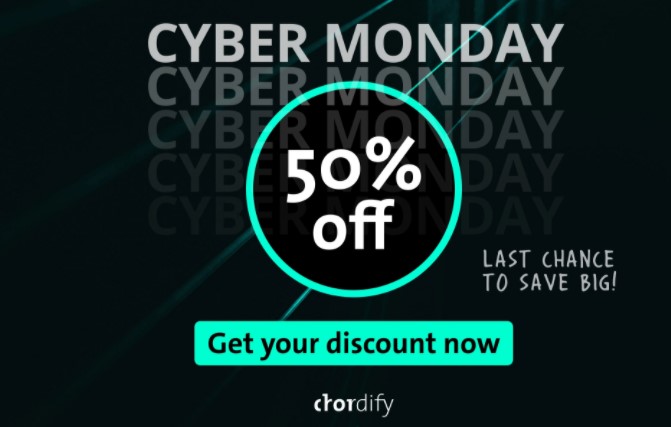 Chordify Cyber Monday