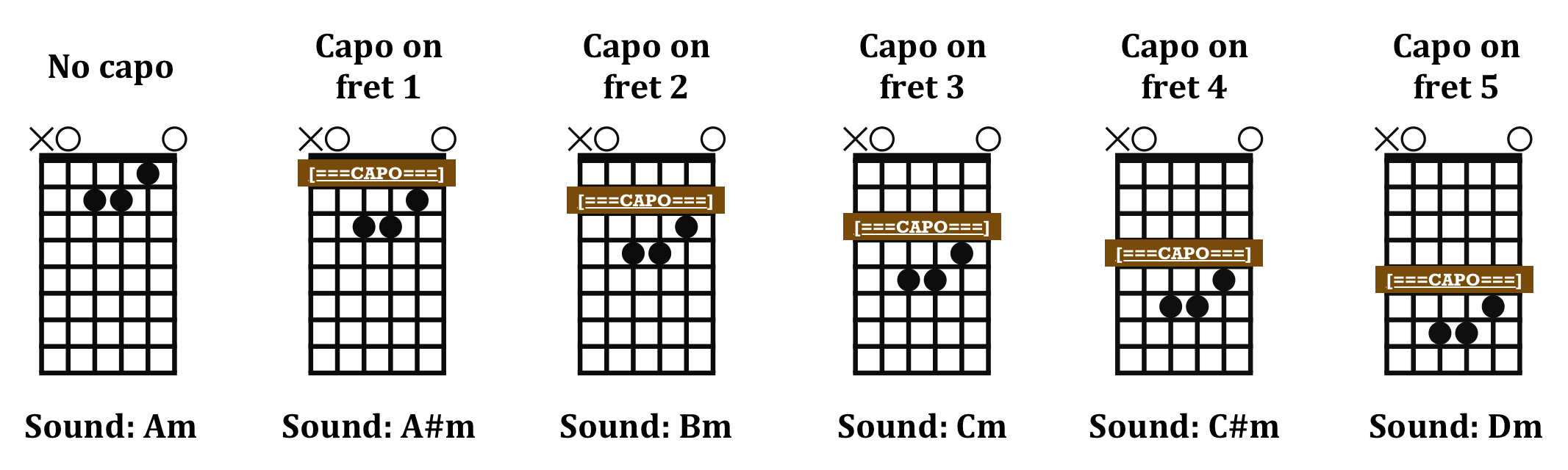 Guitar Chords Capo