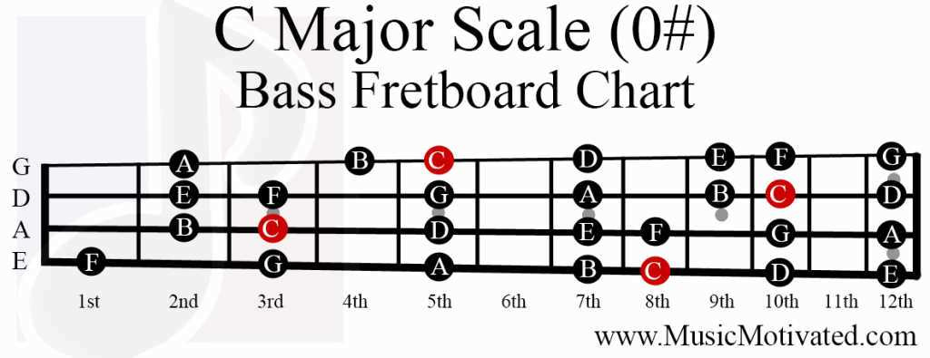 A major on sale bass scale