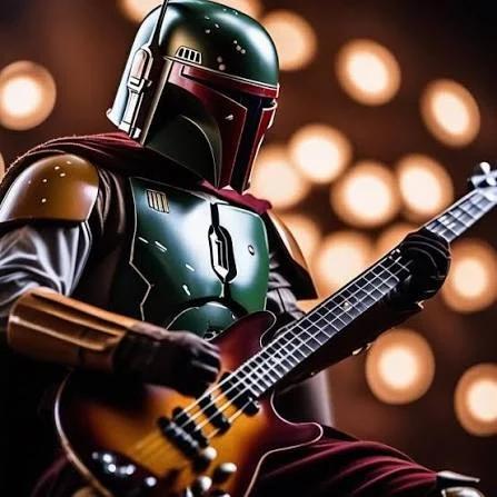 Mandalorian bass player