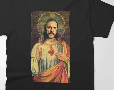 Screenshot 2023-11-25 at 20-40-42 Saint Lemmy Classic T-Shirt for Sale by DrinksMcGee