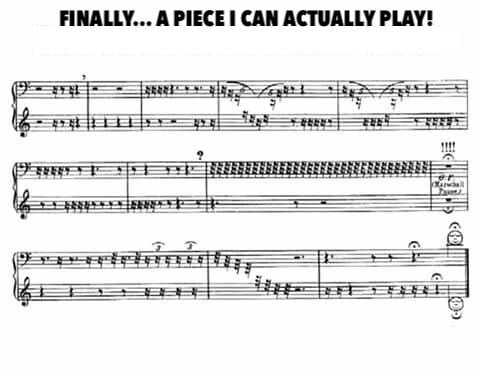 A piece I can finally play